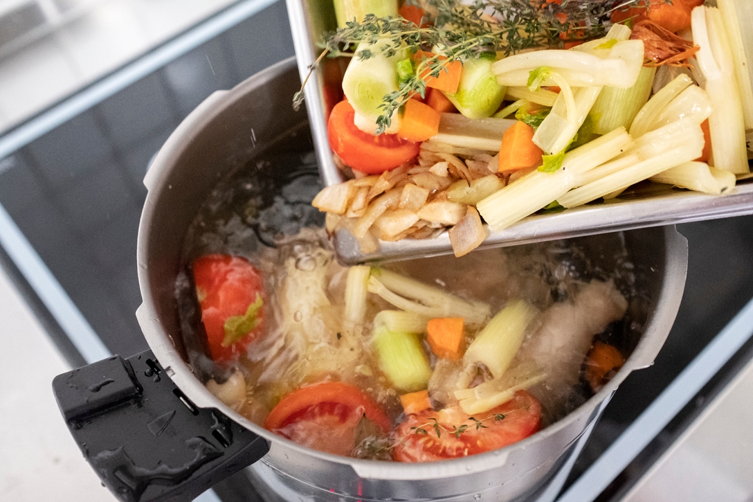 Chicken stock best sale pressure cooker